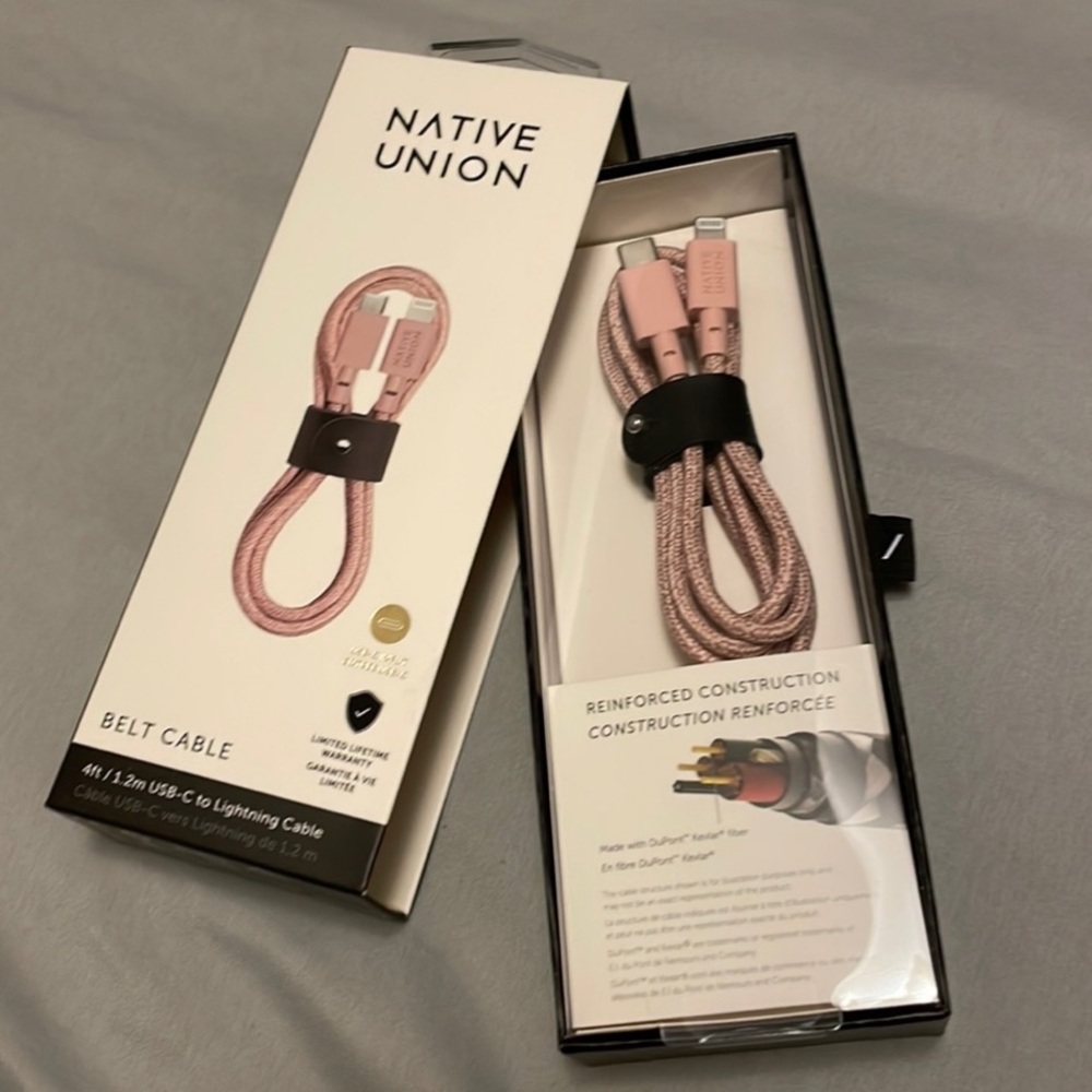 Native Union 4ft Cable USB-C to Lightning